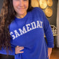 Royal Blue Gameday Sweater