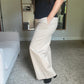 Oatmeal Wide Leg Pants