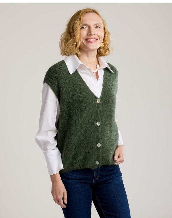 Alessia Green Vest
