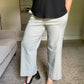 Beige Wide Leg Pant