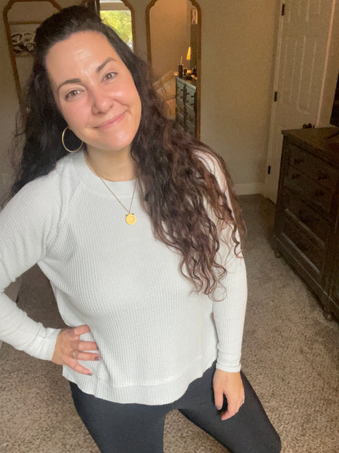 Harlow Waffle Crew Neck