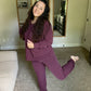 Merlot Jogger Pants