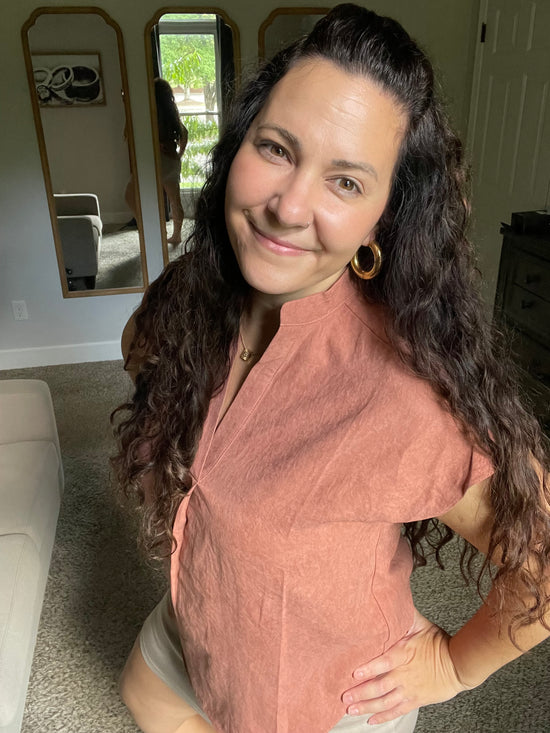 Susan Suede Top