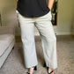 Beige Wide Leg Pant