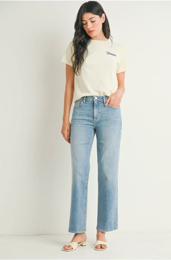 Light Stretchy Straight Denim