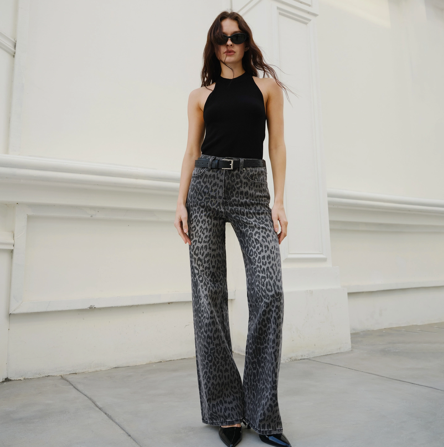 Midnight Leopard Jeans