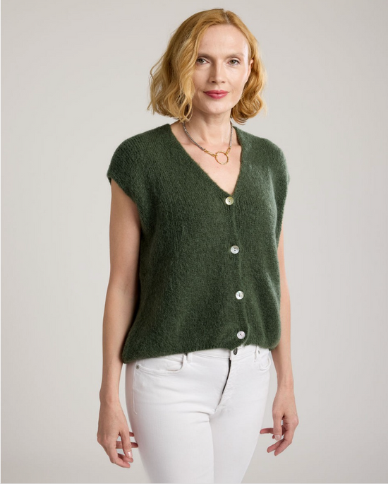 Alessia Green Vest